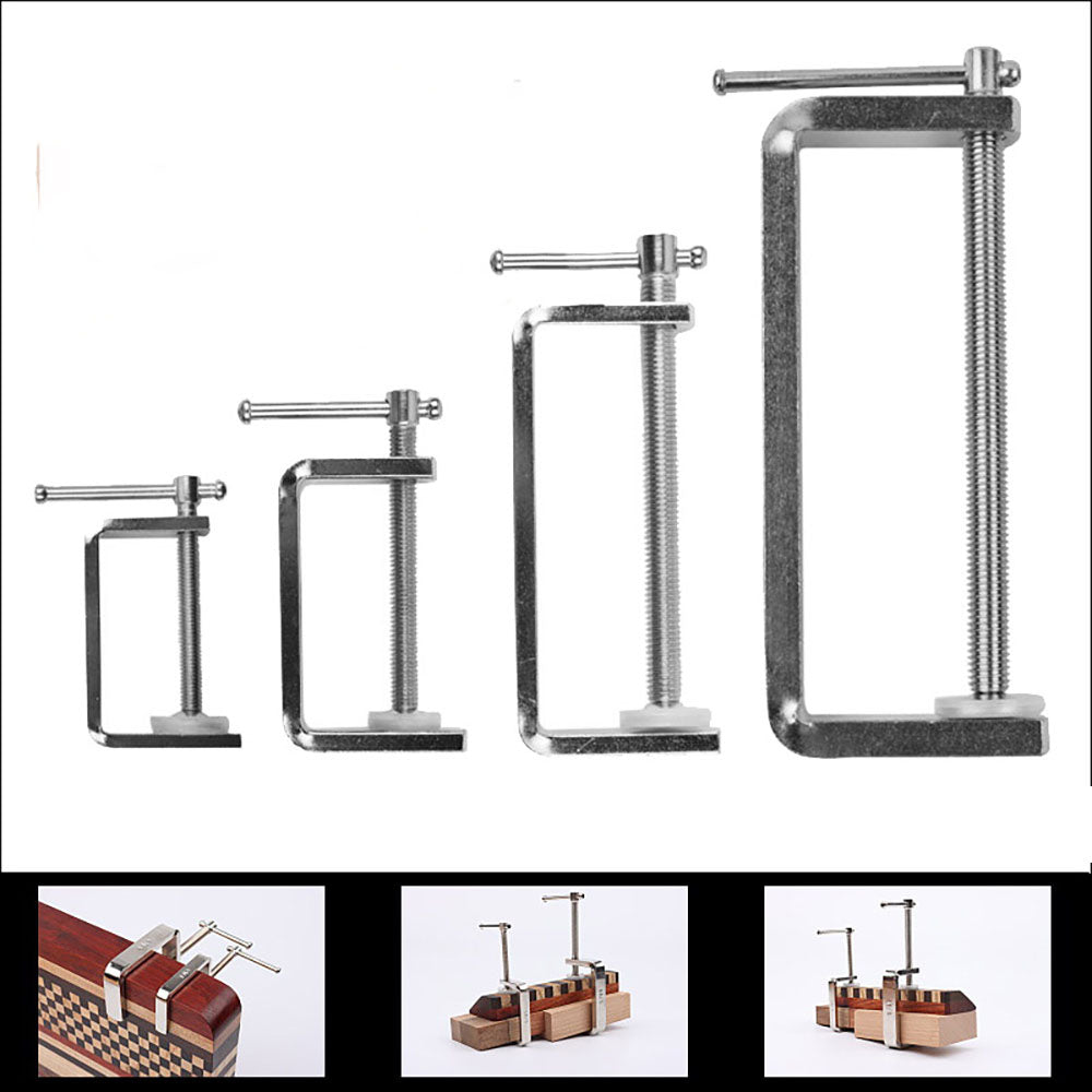 Quality Steel G Clamp Leather Craft Woodwork C Joiner DIY Desktop Fixed Tools