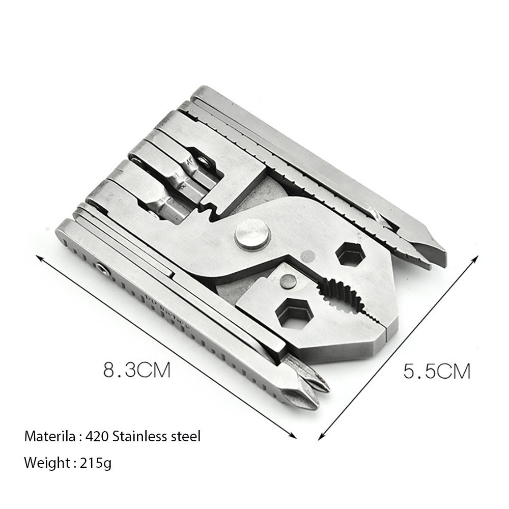 Multifunktions-Werkzeug-Set Mini Foldaway Schlüsselanhänger Tasche Zange Messer Schraubendreher
