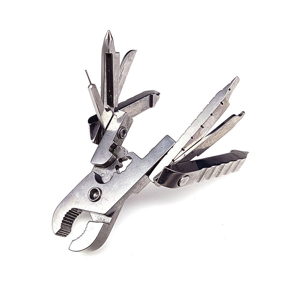 Multifunktions-Werkzeug-Set Mini Foldaway Schlüsselanhänger Tasche Zange Messer Schraubendreher