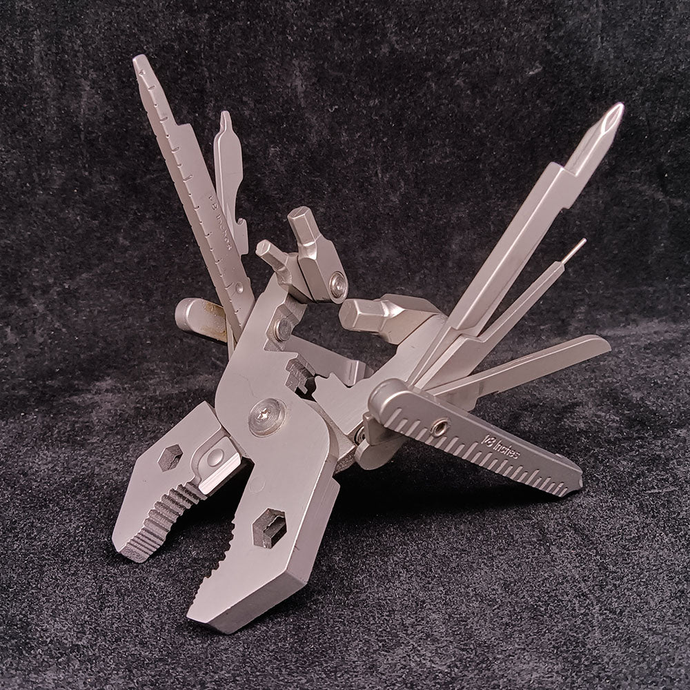 Multifunktions-Werkzeug-Set Mini Foldaway Schlüsselanhänger Tasche Zange Messer Schraubendreher