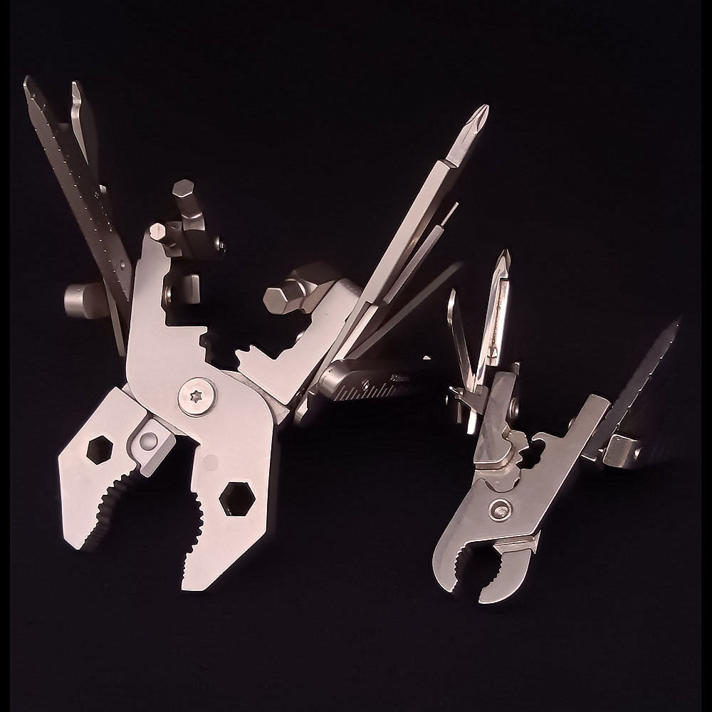 Multifunktions-Werkzeug-Set Mini Foldaway Schlüsselanhänger Tasche Zange Messer Schraubendreher