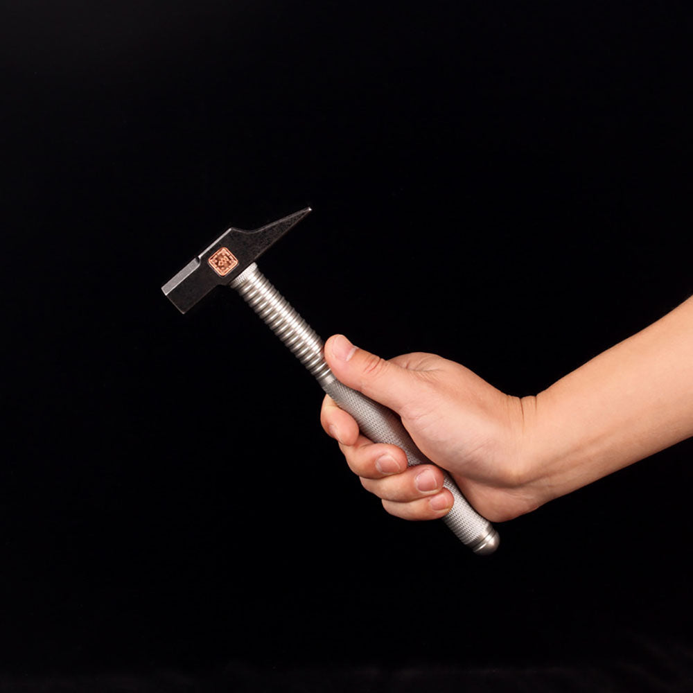 440C Stahl Metallbearbeitung Hammer Aluminium legierung Griff EDC Hand Handwerk DIY Werkzeug