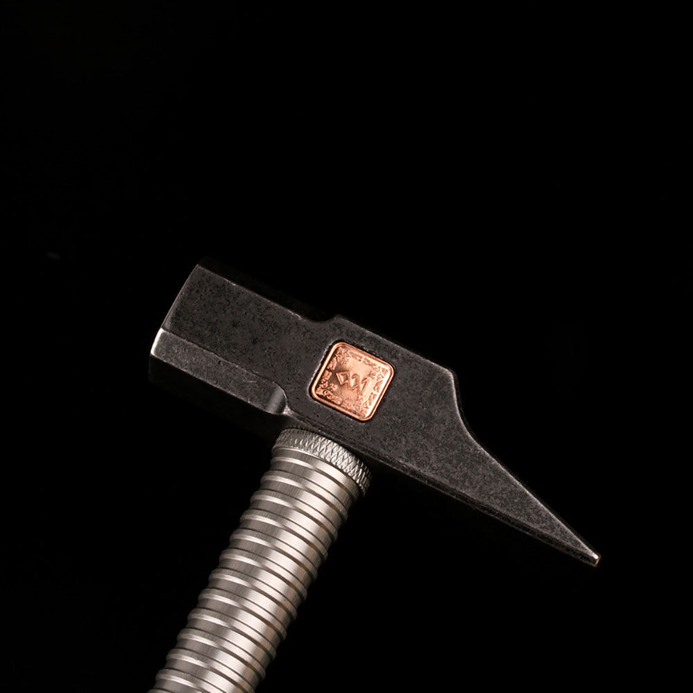 440C Stahl Metallbearbeitung Hammer Aluminium legierung Griff EDC Hand Handwerk DIY Werkzeug