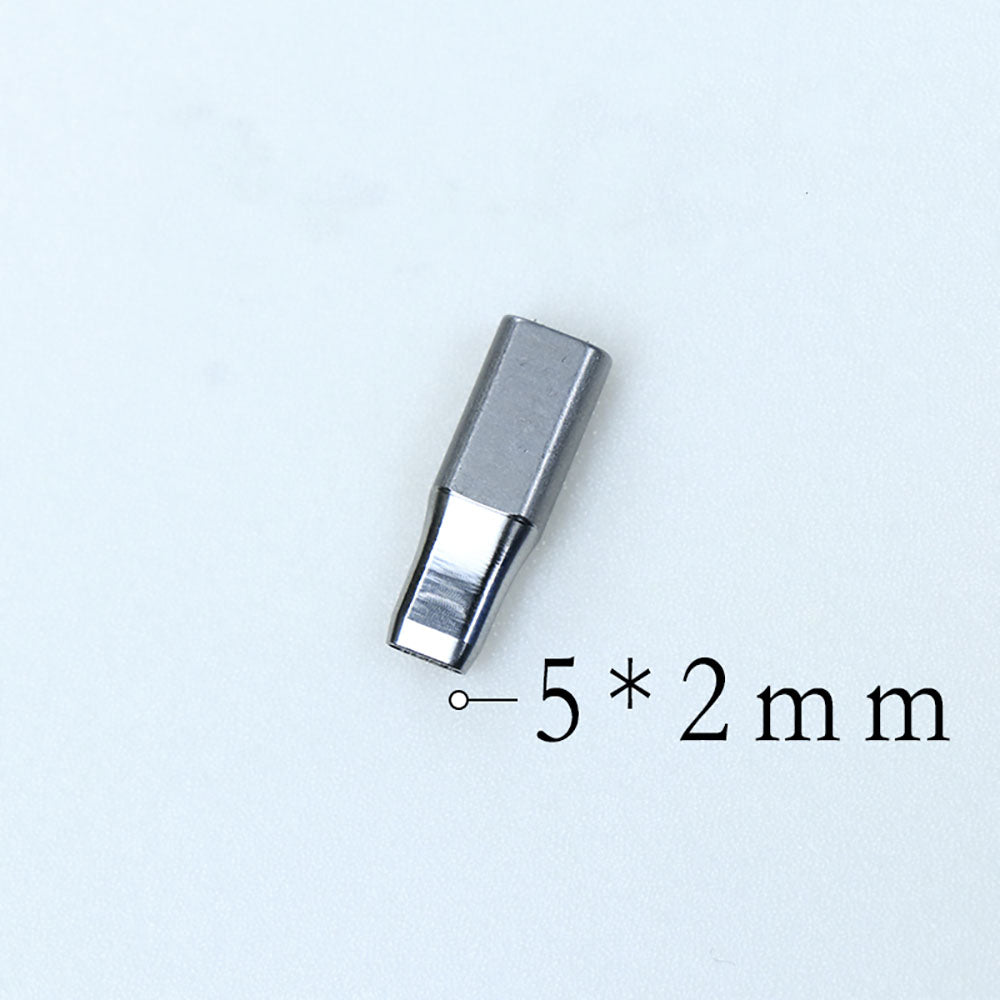 Leather Craft Watch Band strap Oval Hole Punch Tools Stitching 5 Prong Eyelet Cutter head removable chisel Tool/set