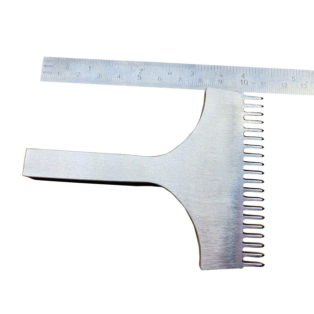 Baver Leather Craft Diamond Shape Pricking Iron 3/4/5/6MM 20Prongs Stitching Punch Chisel Hand Tools High Quality Handcraft Sewing DIY