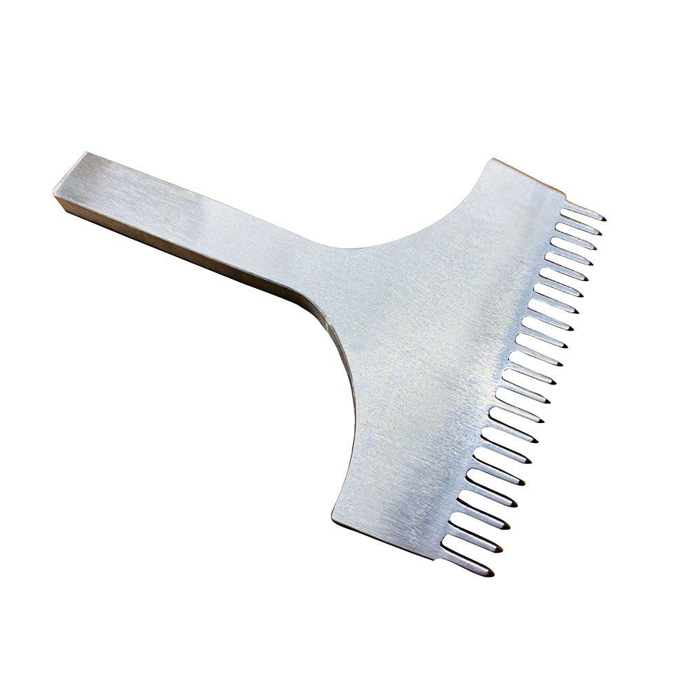 Baver Leather Craft Diamond Shape Pricking Iron 3/4/5/6MM 20Prongs Stitching Punch Chisel Hand Tools High Quality Handcraft Sewing DIY