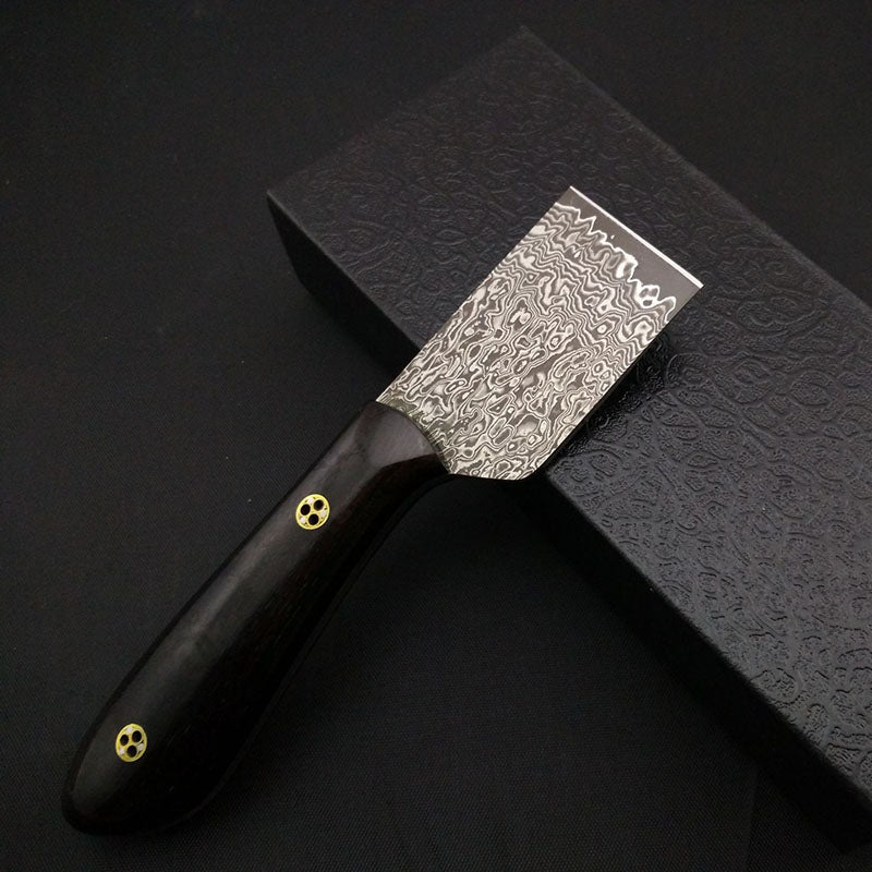 Damascus Blade Knife cutting Leathercraft Skiver cutter Tools Narra handle US