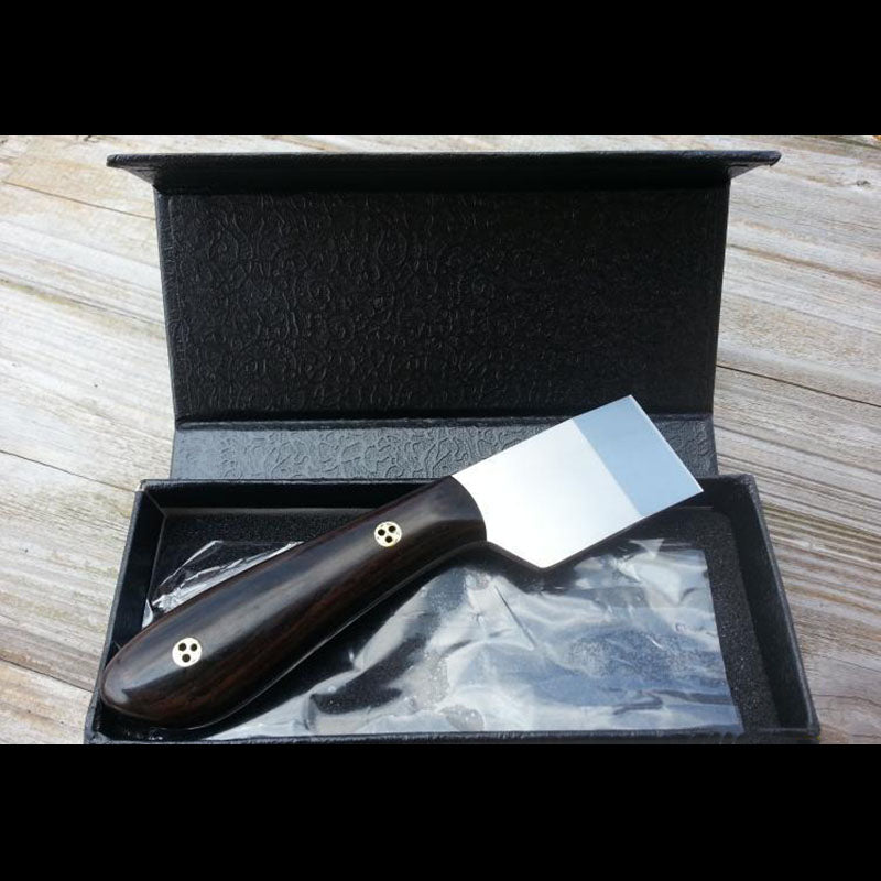 Leather craft cutting Skiver Blade Knife cutter Tools Ebony wooden handle AU
