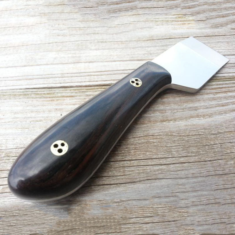 Leather craft cutting Skiver Blade Knife cutter Tools Ebony wooden handle AU
