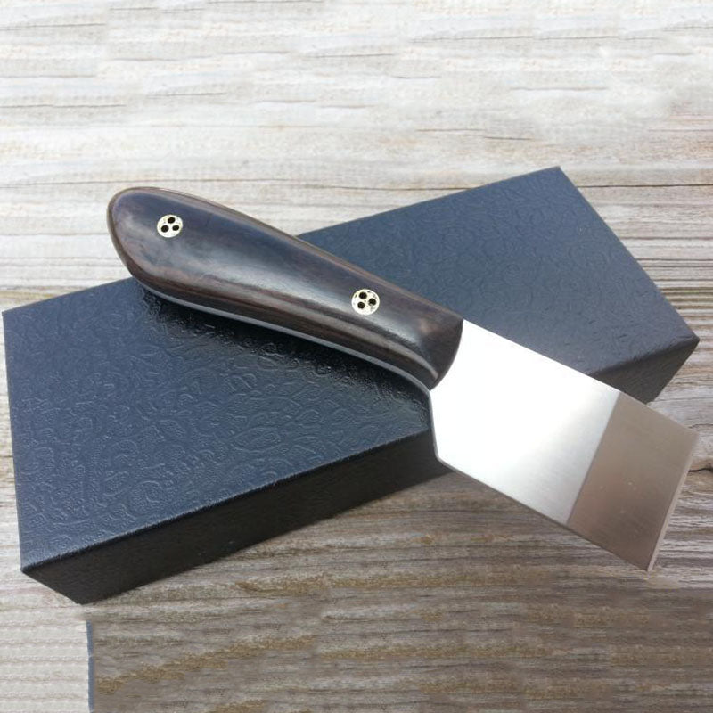 Leather craft cutting Skiver Blade Knife cutter Tools Ebony wooden handle AU