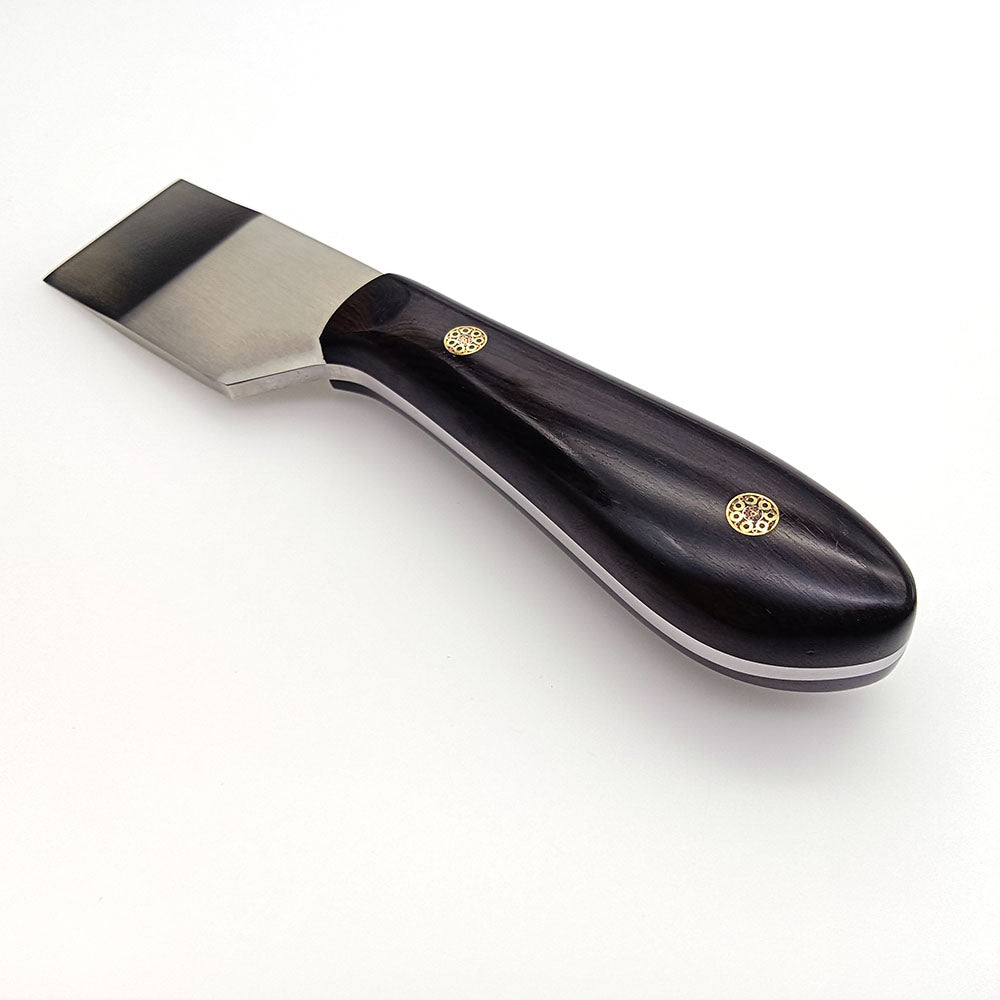 Leather craft cutting Skiver Blade Knife cutter Tools Ebony wooden handle AU
