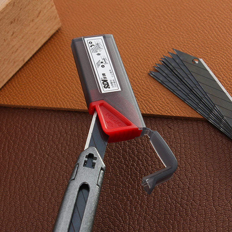 Lederhandwerk Allzweckmesser, auswechselbare, feststellbare Klinge, Schälschneider, DIY-Werkzeuge