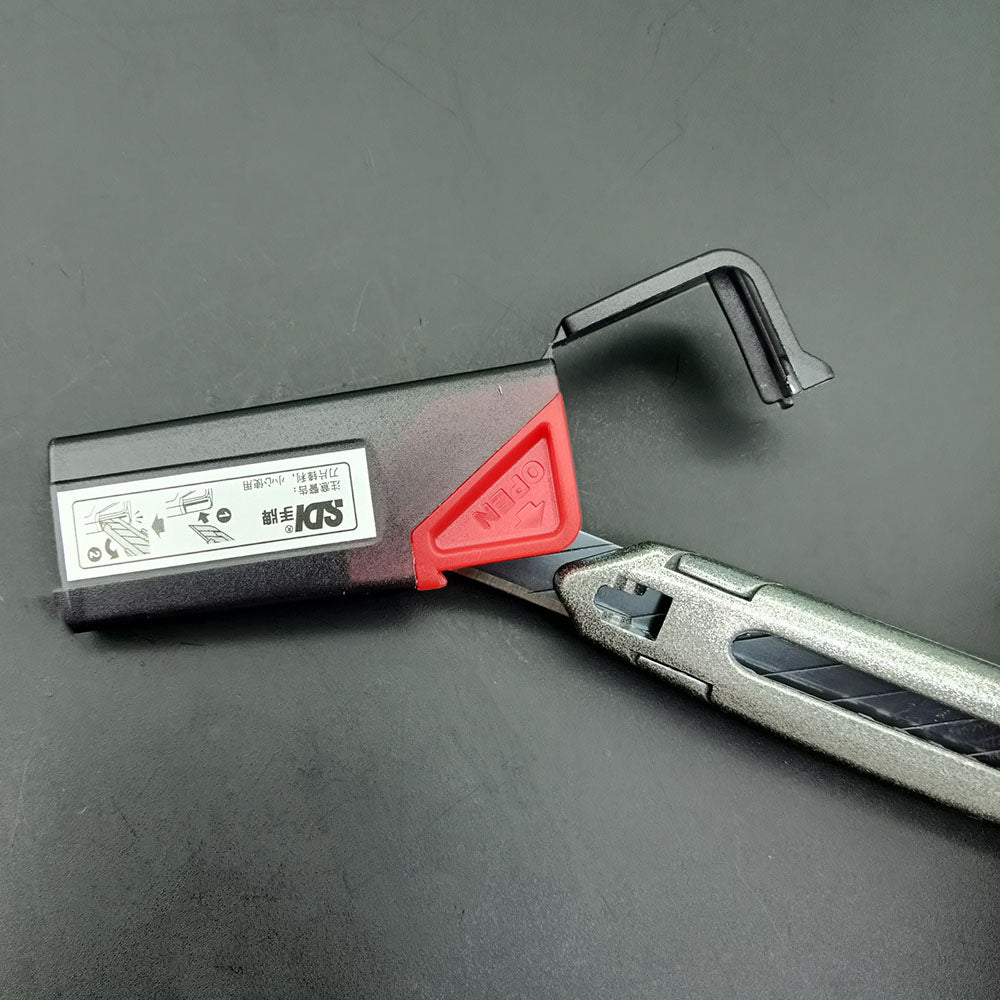 Lederhandwerk Allzweckmesser, auswechselbare, feststellbare Klinge, Schälschneider, DIY-Werkzeuge
