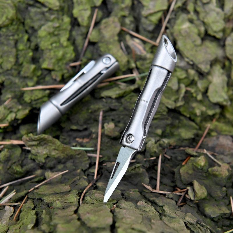 Titan Schlüsselanhänger Mini Bambus Klappmesser Papier Taschenschneider Outdoor EDC