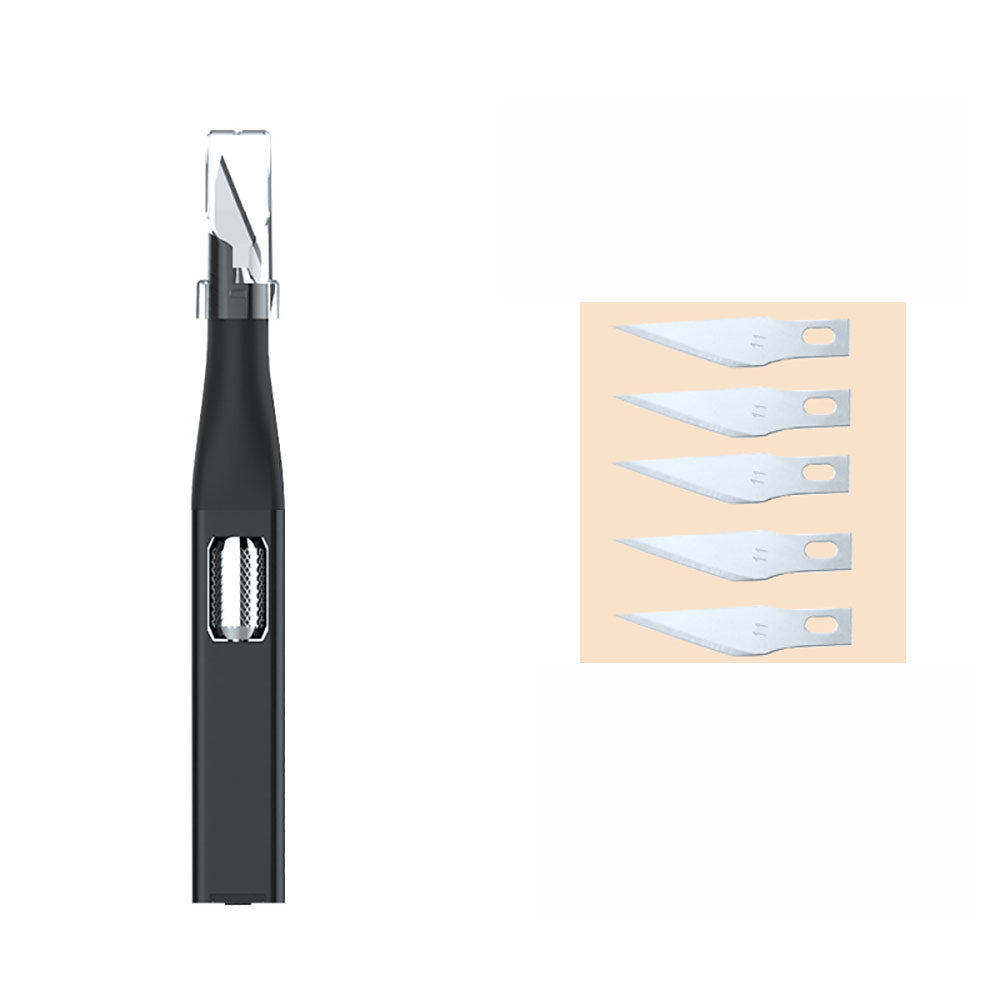 Leather Craft Hand Carving Pen Knife Burin Grave DIY Cutting Tool Spare Blades