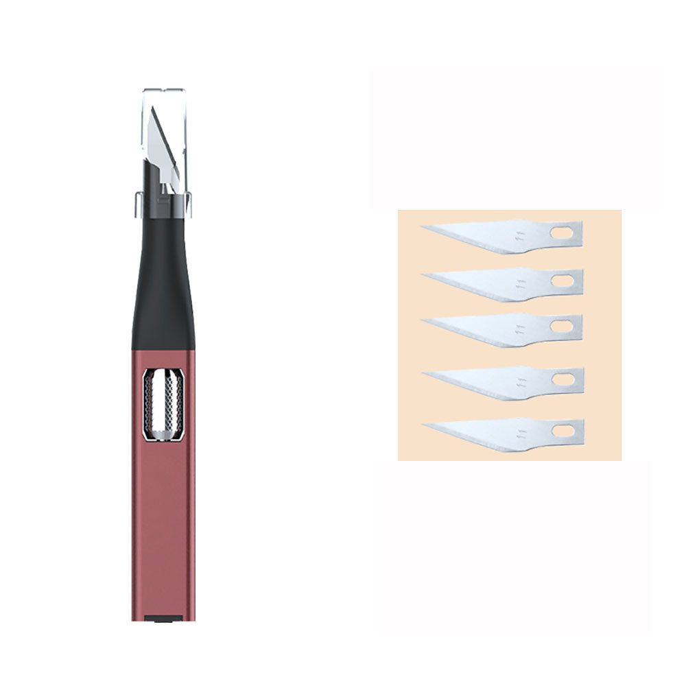 Leather Craft Hand Carving Pen Knife Burin Grave DIY Cutting Tool Spare Blades