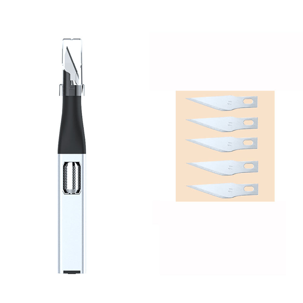 Leather Craft Hand Carving Pen Knife Burin Grave DIY Cutting Tool Spare Blades