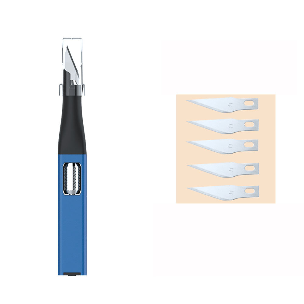 Leather Craft Hand Carving Pen Knife Burin Grave DIY Cutting Tool Spare Blades