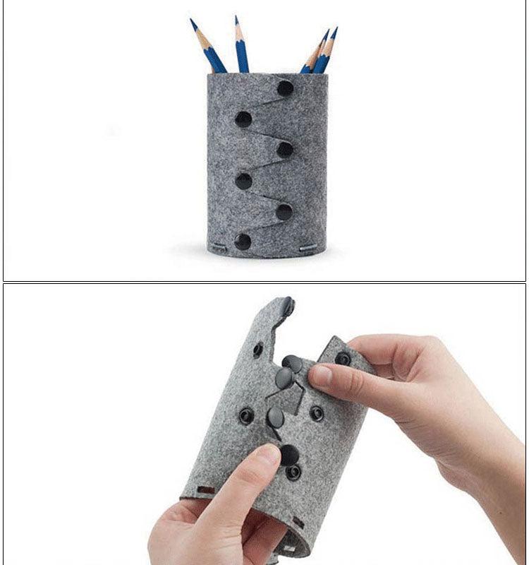 Acrylic pen container pencil vases Template Leather craft Pattern model stencil