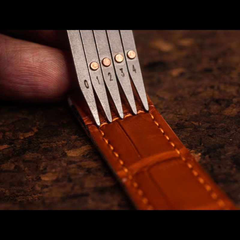 Leather Craft Watchband Strap Belt Equally spaced Punch Spacing Ruller Diy Tools
