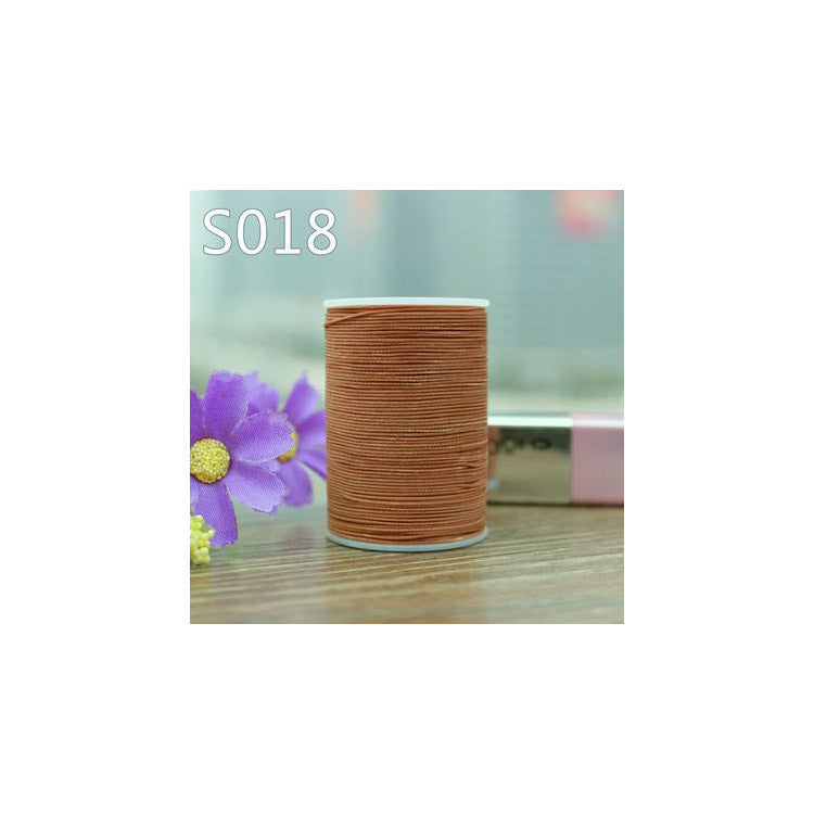 Hilo encerado profesional de 3 hebras, 0,55 mm, 114 m, para coser a mano artículos de cuero
