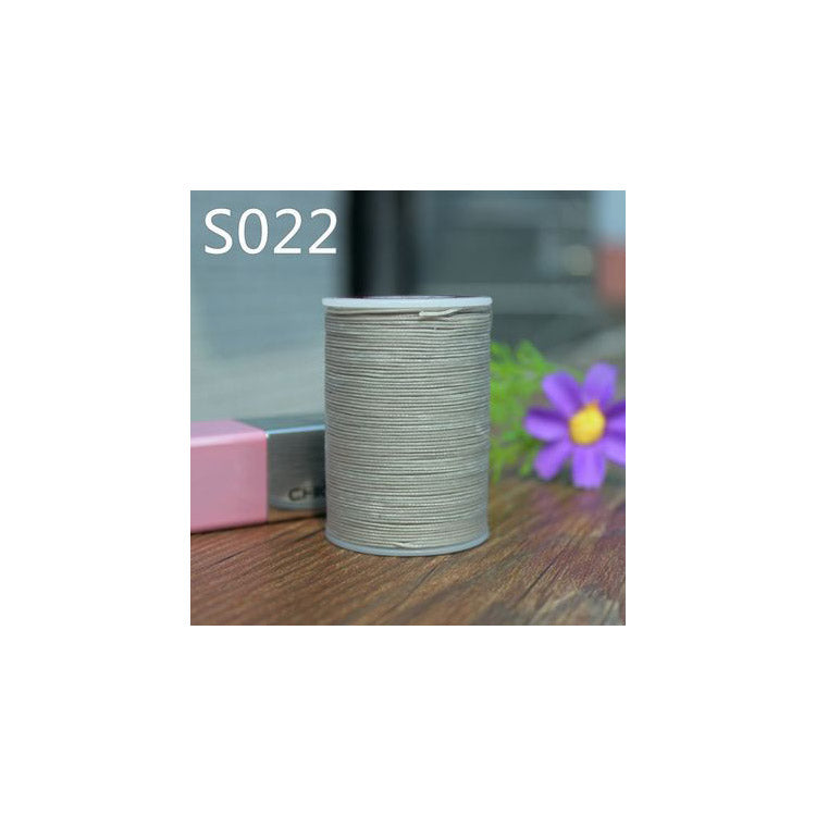 Hilo encerado profesional de 3 hebras, 0,55 mm, 114 m, para coser a mano artículos de cuero