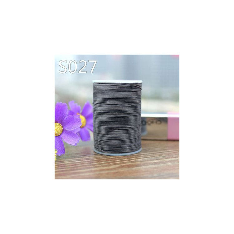 Hilo encerado profesional de 3 hebras, 0,55 mm, 114 m, para coser a mano artículos de cuero