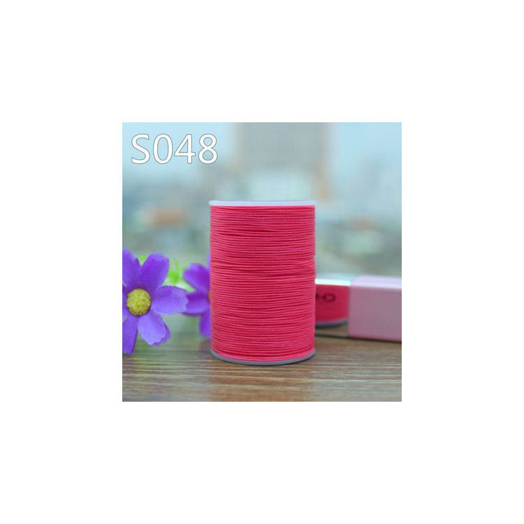 Hilo encerado profesional de 3 hebras, 0,55 mm, 114 m, para coser a mano artículos de cuero