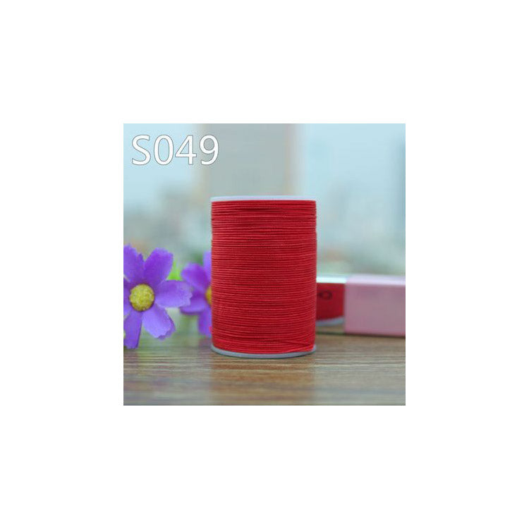 Hilo encerado profesional de 3 hebras, 0,55 mm, 114 m, para coser a mano artículos de cuero