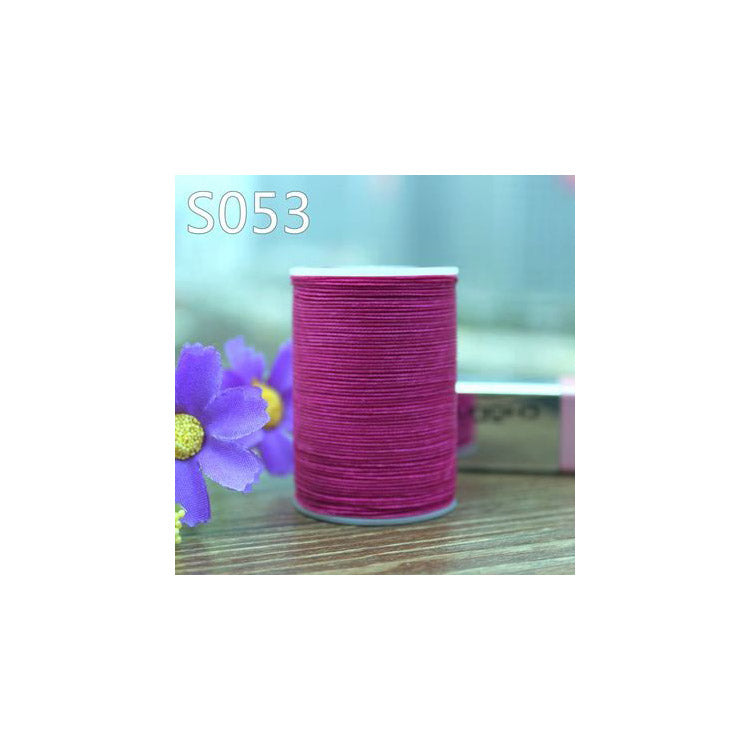 Hilo encerado profesional de 3 hebras, 0,55 mm, 114 m, para coser a mano artículos de cuero