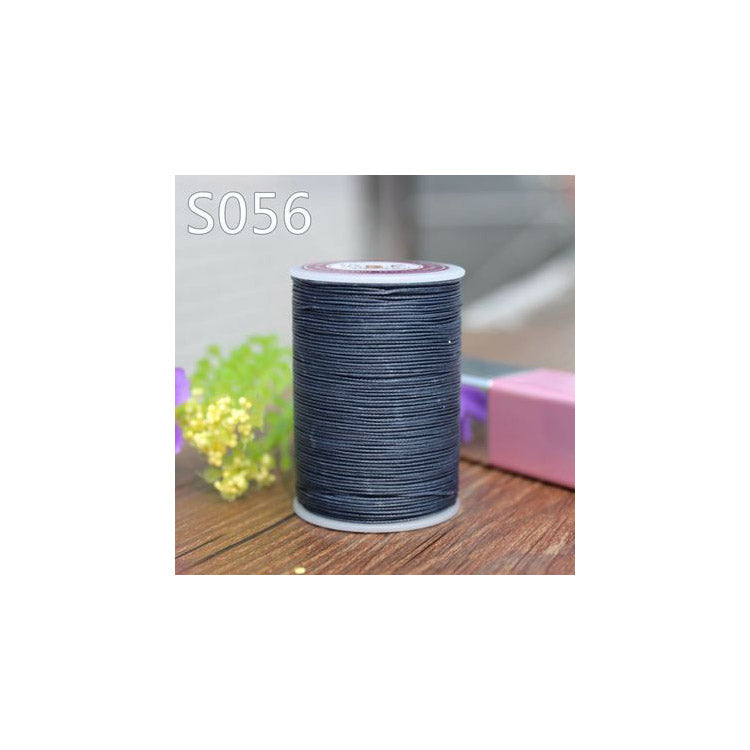 Hilo encerado profesional de 3 hebras, 0,55 mm, 114 m, para coser a mano artículos de cuero