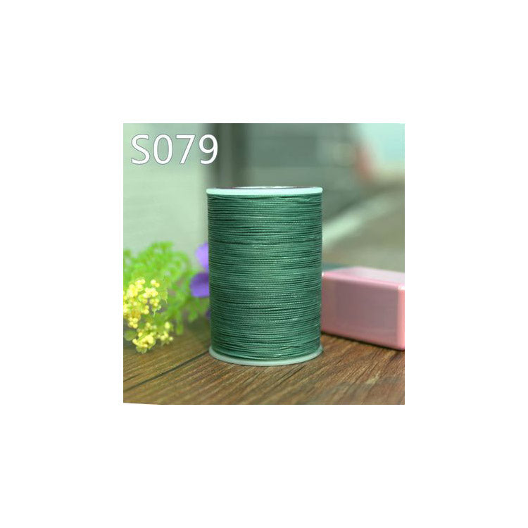 Hilo encerado profesional de 3 hebras, 0,55 mm, 114 m, para coser a mano artículos de cuero