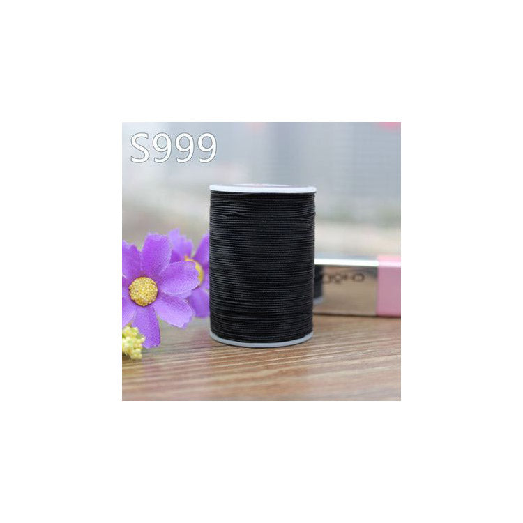Hilo encerado profesional de 3 hebras, 0,55 mm, 114 m, para coser a mano artículos de cuero