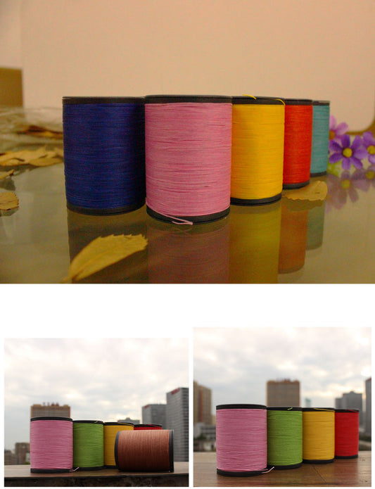 Professional dacron waxed Thread 0.4mm 200M hand sewing leather craft work Diy
