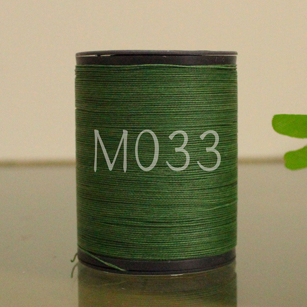 Hilo encerado profesional de dacrón de 0,4 mm y 225 m para coser a mano trabajos de cuero