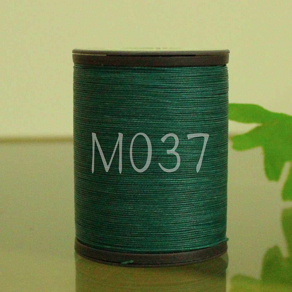 Hilo encerado profesional de dacrón de 0,4 mm y 225 m para coser a mano trabajos de cuero