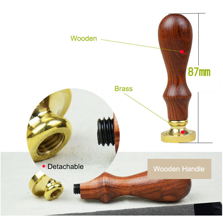 Sealing Seal Wax Stick Envelope Wedding Invitation Stamp Letter Card Copper head