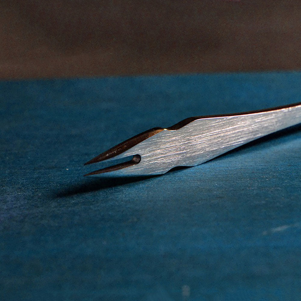 Prensa de borde para artesanía en cuero, calibre de espaciado de acero, herramienta para descascarar y hender 2/3/4 mm
