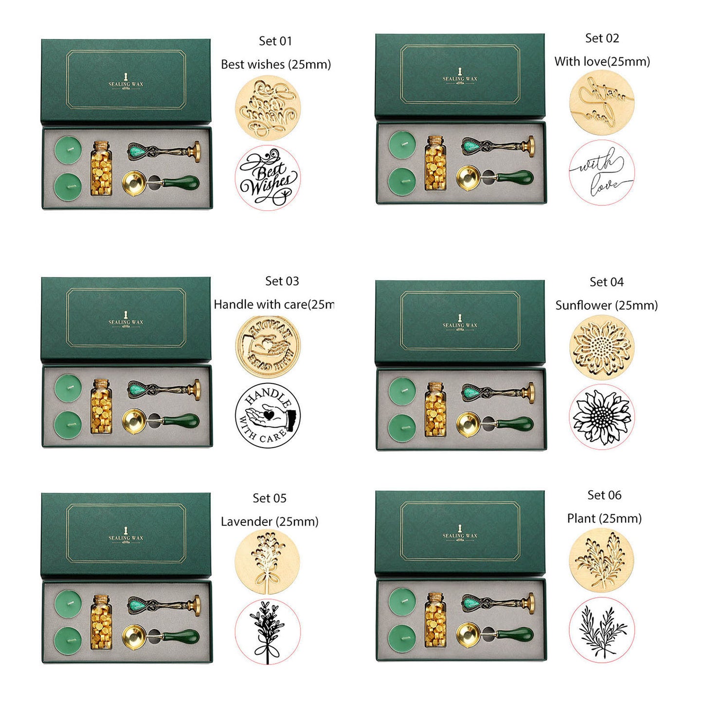 Siegelwachs-Umschlag-Hochzeitseinladungsstempel-Briefkarten-Kupferkopf-Versiegelungswerkzeug