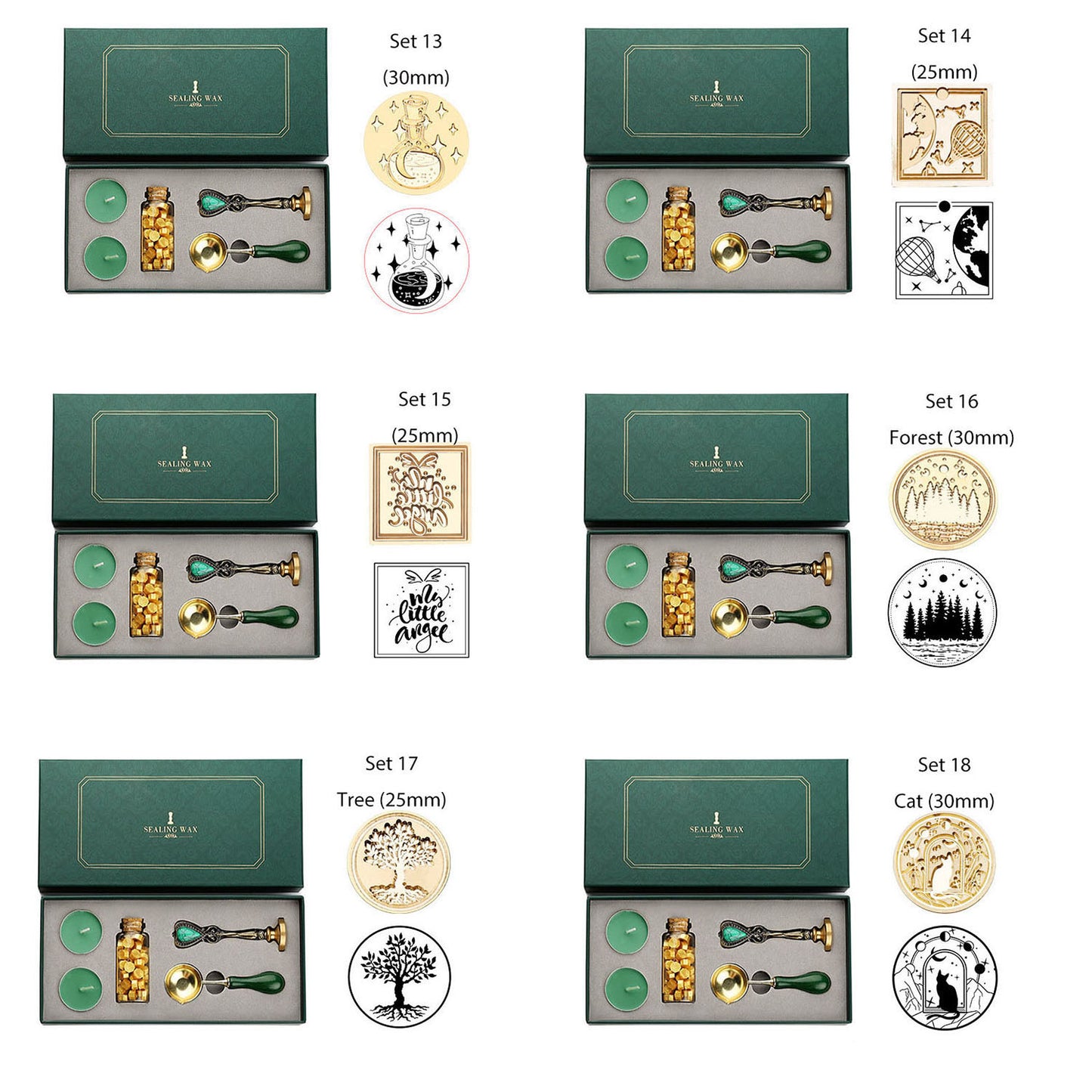 Siegelwachs-Umschlag-Hochzeitseinladungsstempel-Briefkarten-Kupferkopf-Versiegelungswerkzeug