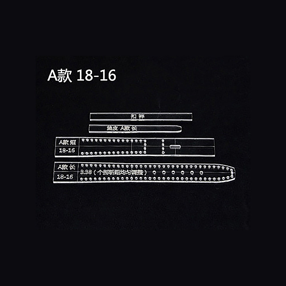 Leder Handwerk Acryl Uhr Strap Band Schablone Vorlage Werkzeug DIY 18/19/20/22mm