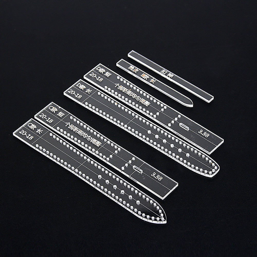 Leder Handwerk Acryl Uhr Strap Band Schablone Vorlage Werkzeug DIY 18/19/20/22mm