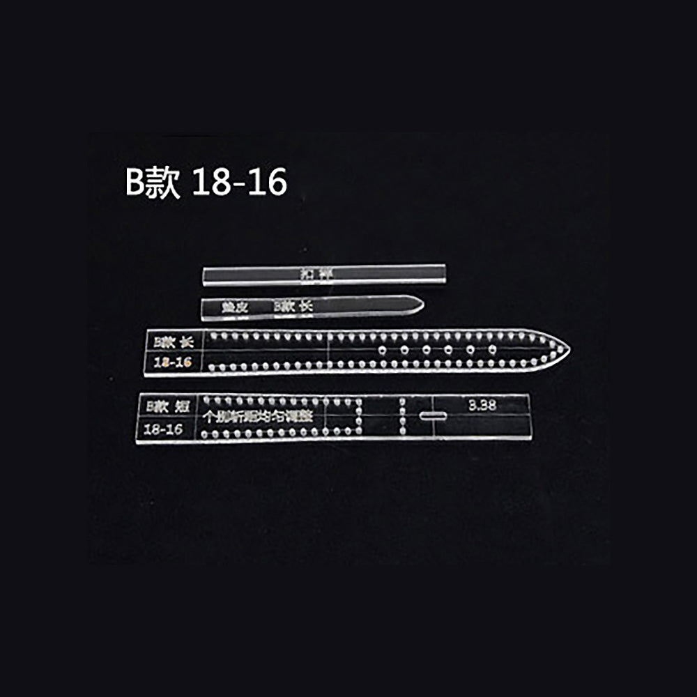 Leder Handwerk Acryl Uhr Strap Band Schablone Vorlage Werkzeug DIY 18/19/20/22mm