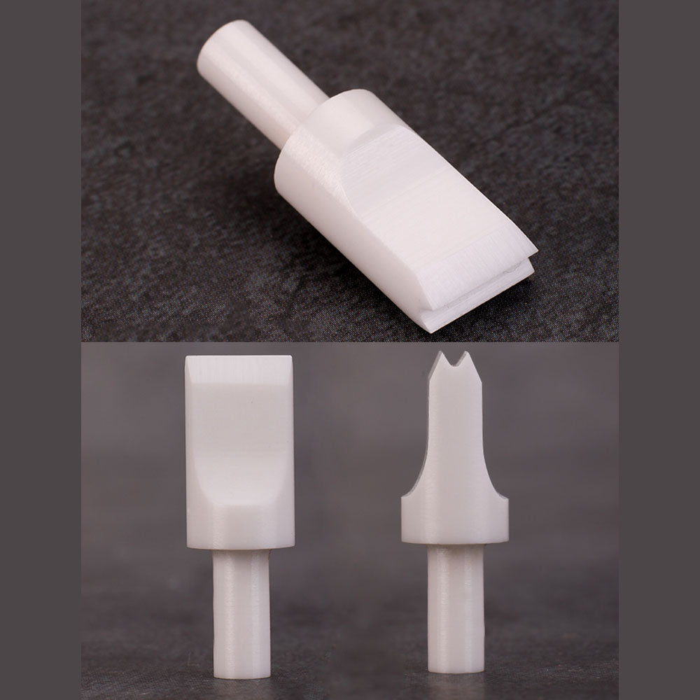 Hoja de acero/nanocerámica para cuchillo de trinchar, herramienta de artesanía de cuero giratoria para cortar