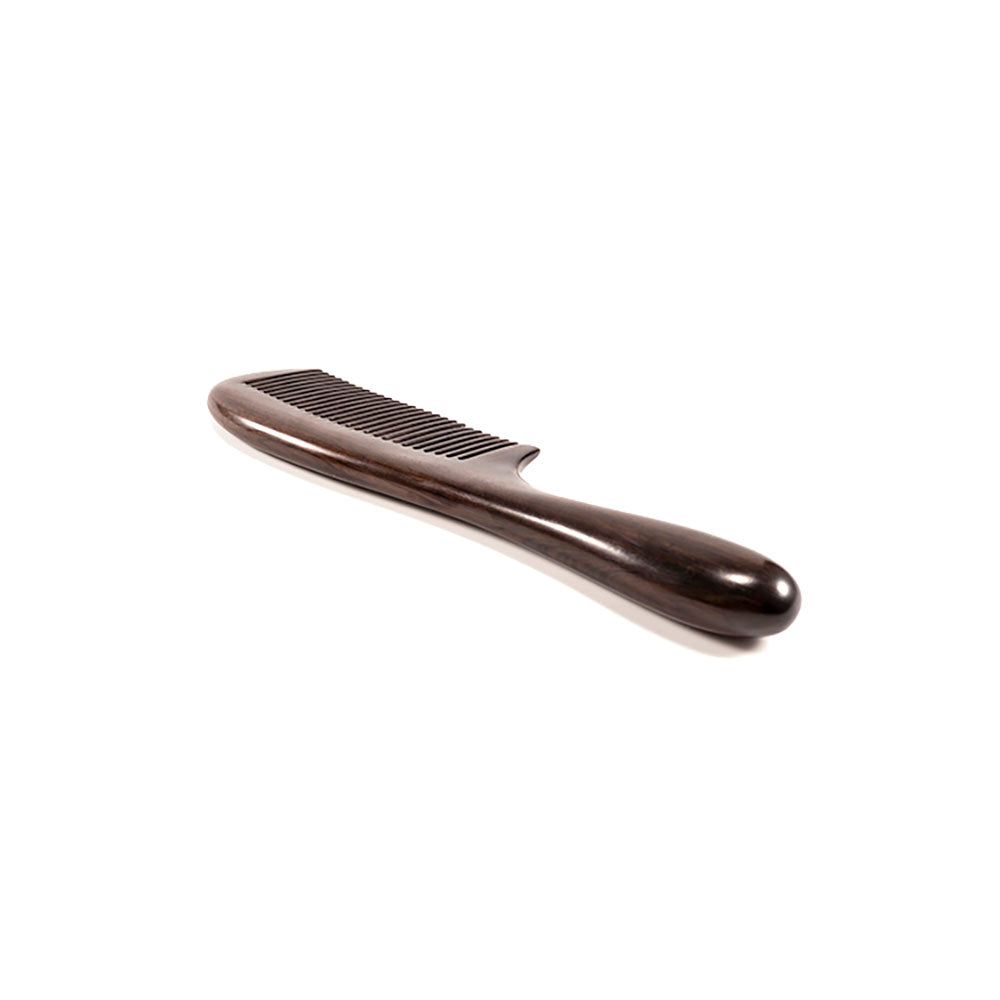 Wood Craft Blackwood Traditional Art Spliching Massage Comb Health Hair Therapy