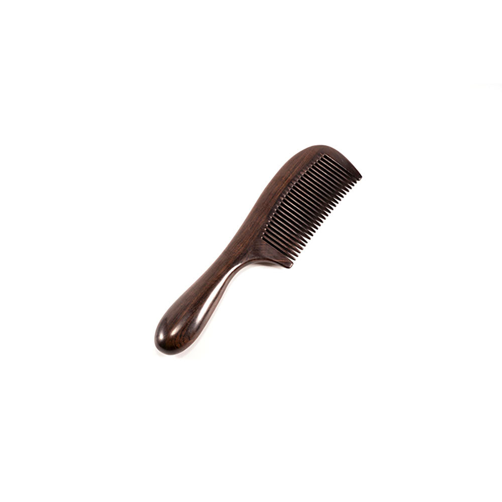 Wood Craft Blackwood Traditional Art Spliching Massage Comb Health Hair Therapy