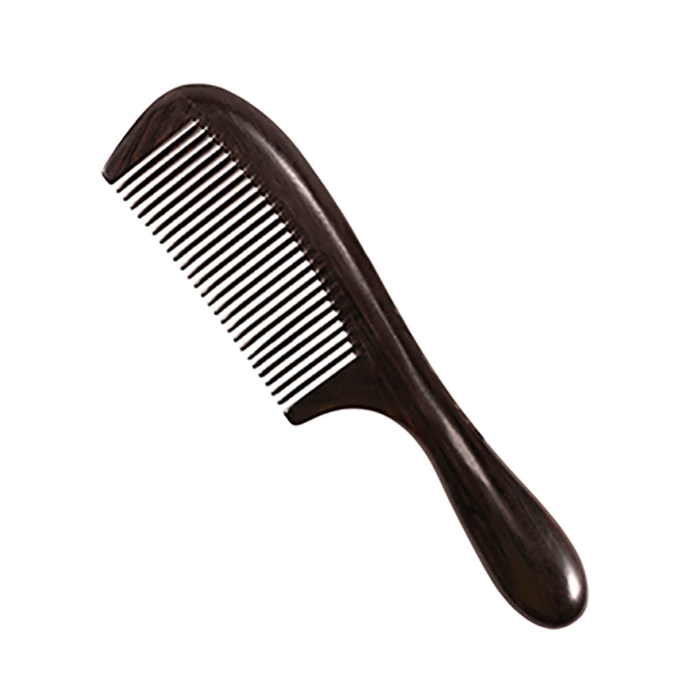 Wood Craft Blackwood Traditional Art Spliching Massage Comb Health Hair Therapy