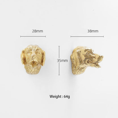 Animal Brass Cabinet Drawer Pull Handle Wardrobe Cupboard Furniture Hardware