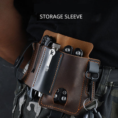 Leather Tactical Tool Holster Storage Holster Pliers Pocketknife Tool Holder EDC