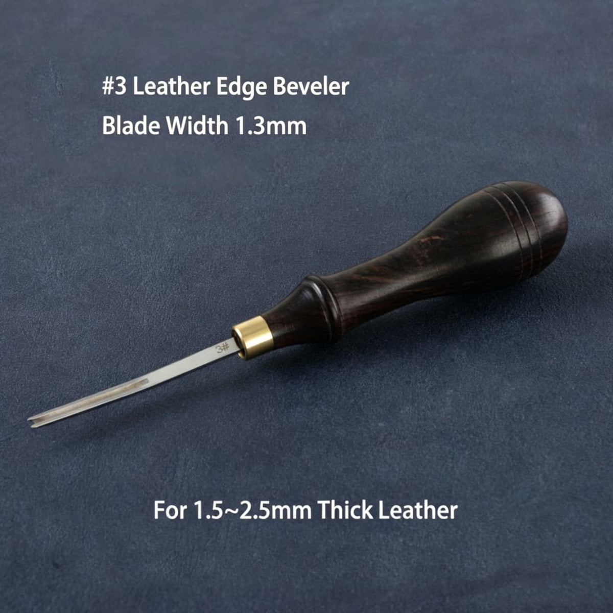 Ebony American Straight Leather Edge Beveler Belt Rounding Trimmer DIY Tool